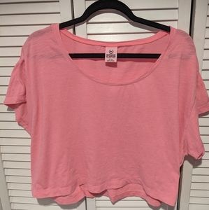 PINK- cropped tee